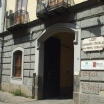 La  sede del liceo Durante, in via Matteotti, a Frattamaggiore