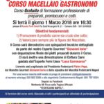 Corso gratuito di Macellaio Gastronomico, il 1 marzo al Roseto