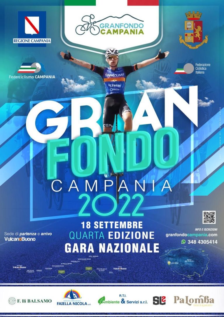 CICLISMO. Inizia il countdown per la IV edizione della “Granfondo Campania”: attraverserà 28 comuni