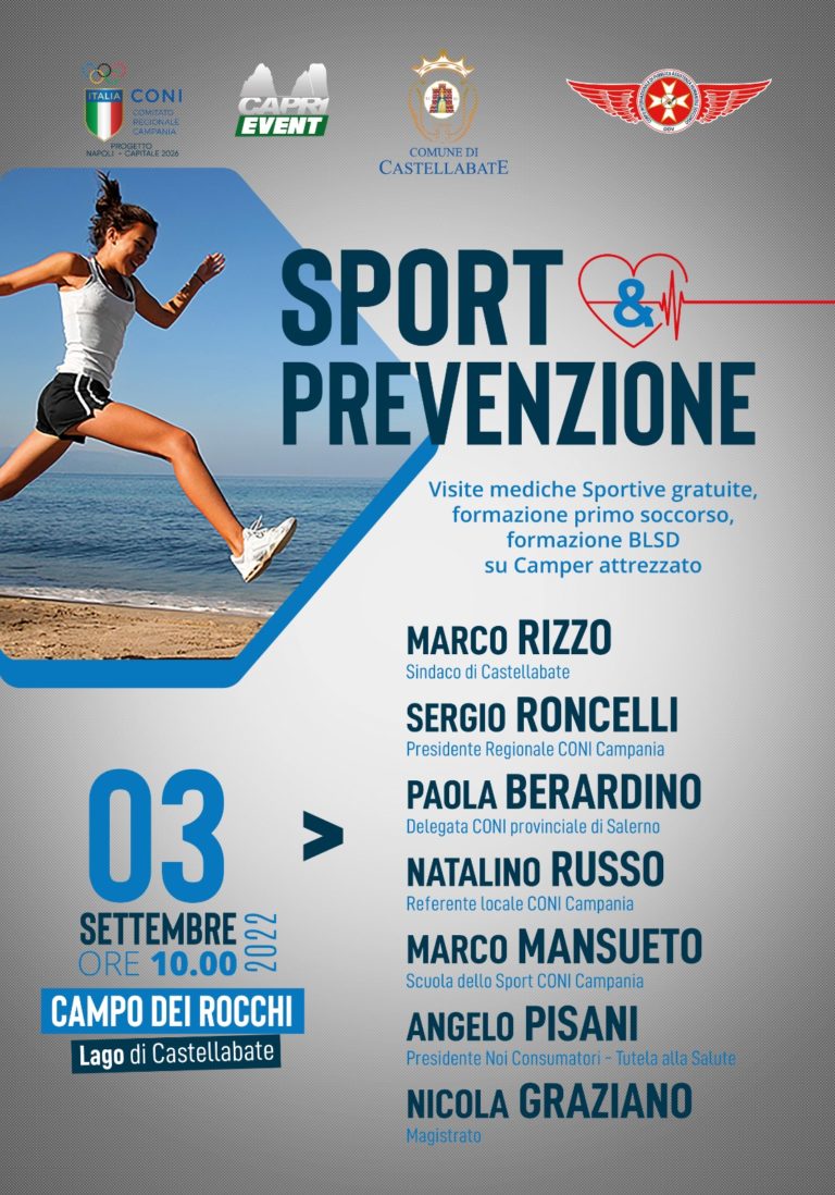 L’EVENTO. A Castellabate semaforo verde per il meeting su “Sport e Prevenzione”