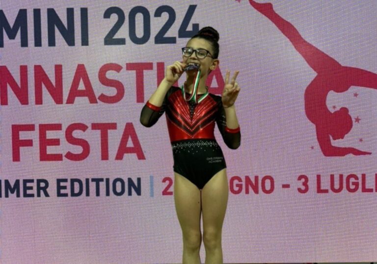 Fantastico oro per Miriana Gagliardi al campionato nazionale di ginnastica artistica di Rimini