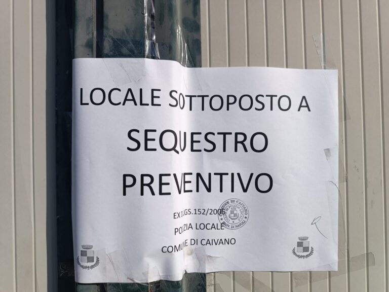 Sequestrata un’officina senza autorizzazione dalla Polizia Locale