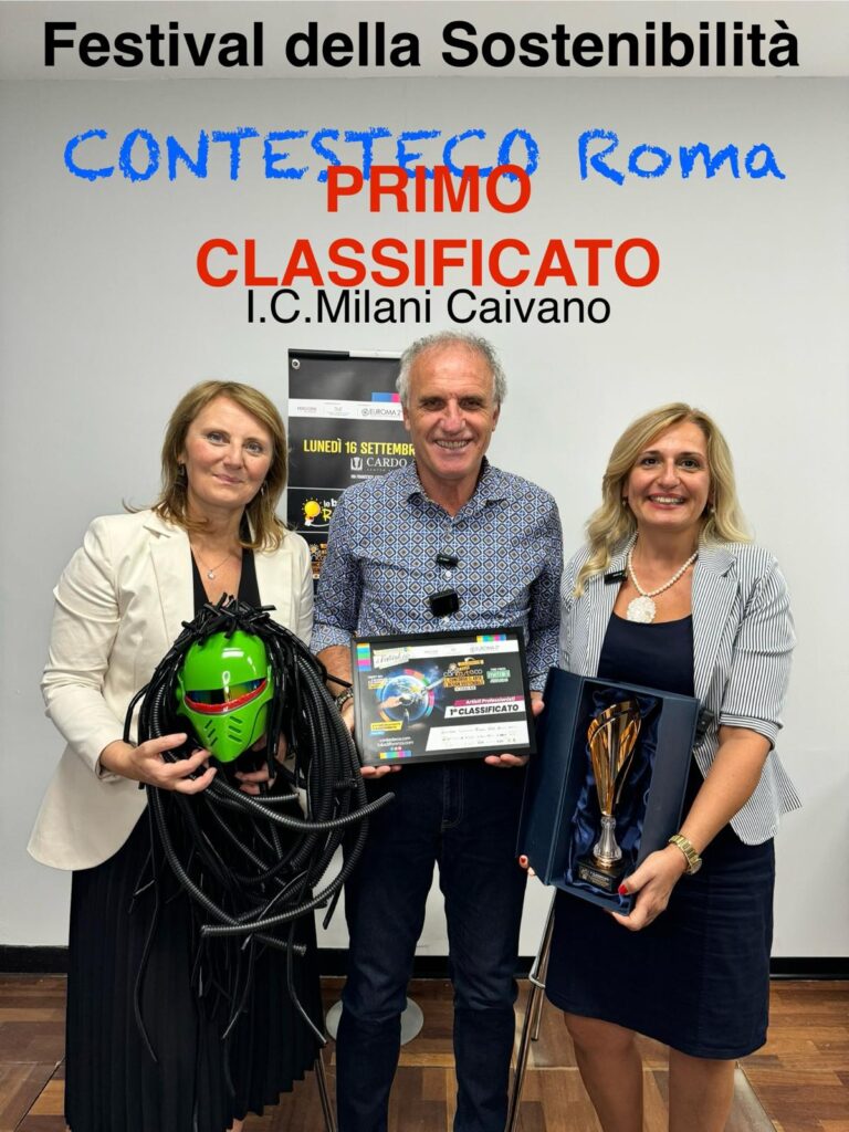 IL SUCCESSO. Caivano, l’istituto comprensivo “Milani” vince il Festival Nazionale della Sostenibilità “ContestEco”