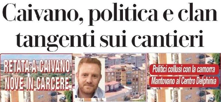 Processo politici/amministratori di Caivano. Tutto rinviato a novembre